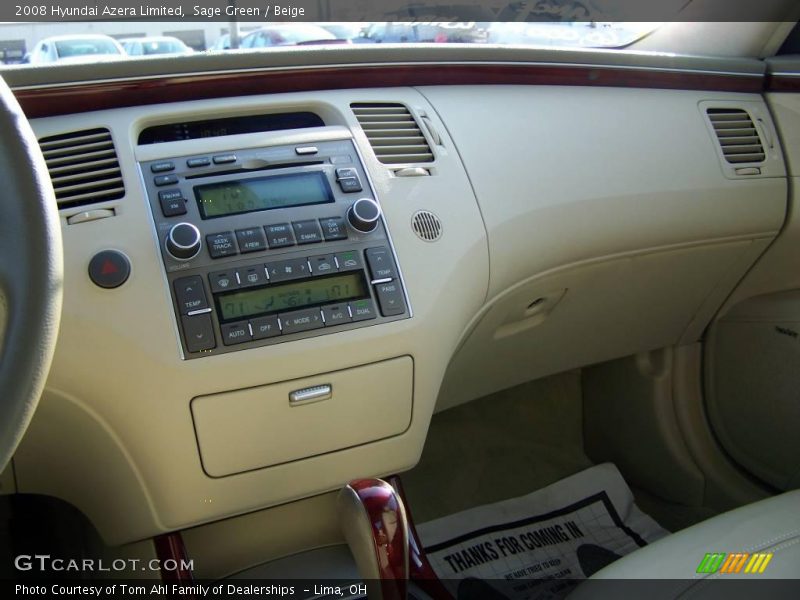 Sage Green / Beige 2008 Hyundai Azera Limited
