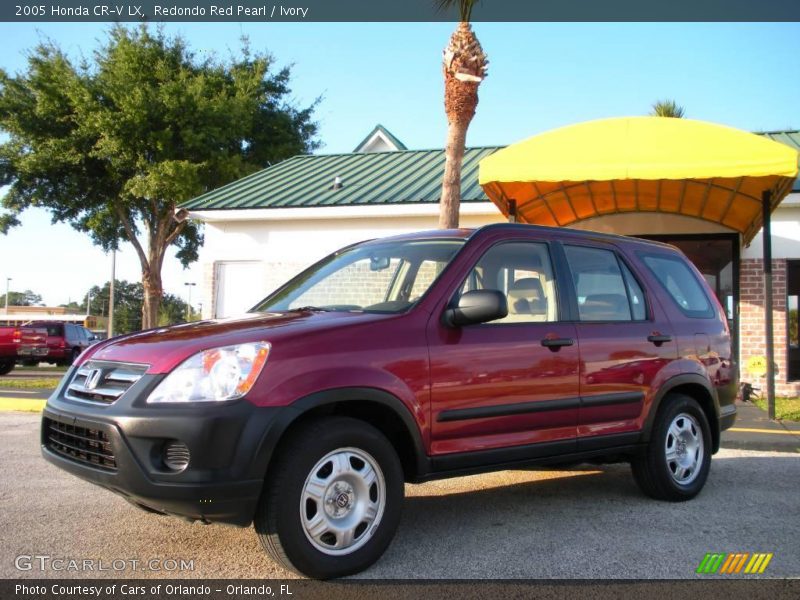 Redondo Red Pearl / Ivory 2005 Honda CR-V LX