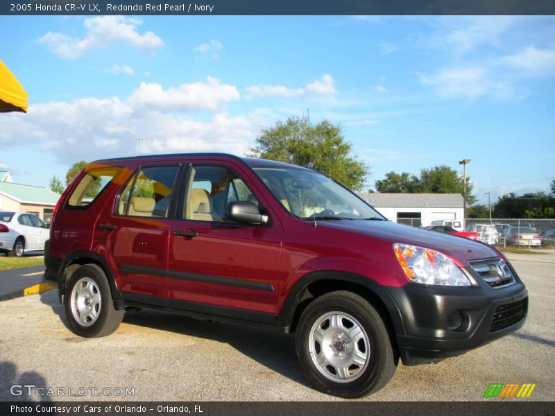 Redondo Red Pearl / Ivory 2005 Honda CR-V LX