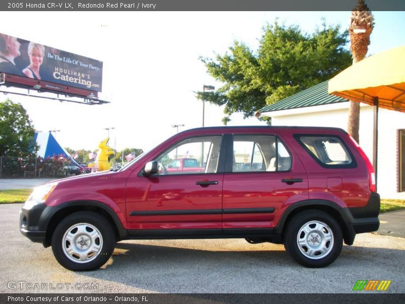 Redondo Red Pearl / Ivory 2005 Honda CR-V LX