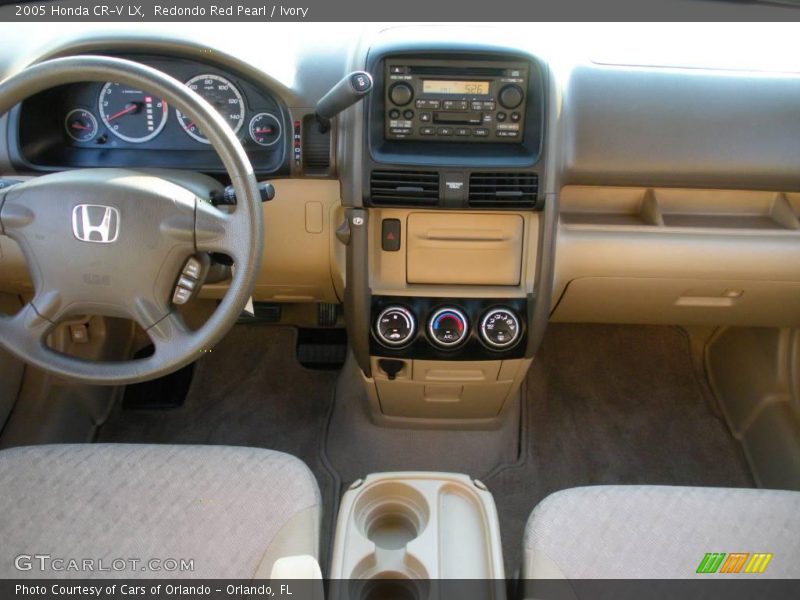 Redondo Red Pearl / Ivory 2005 Honda CR-V LX