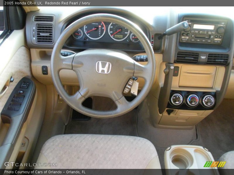 Redondo Red Pearl / Ivory 2005 Honda CR-V LX