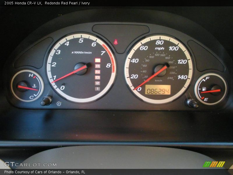 Redondo Red Pearl / Ivory 2005 Honda CR-V LX