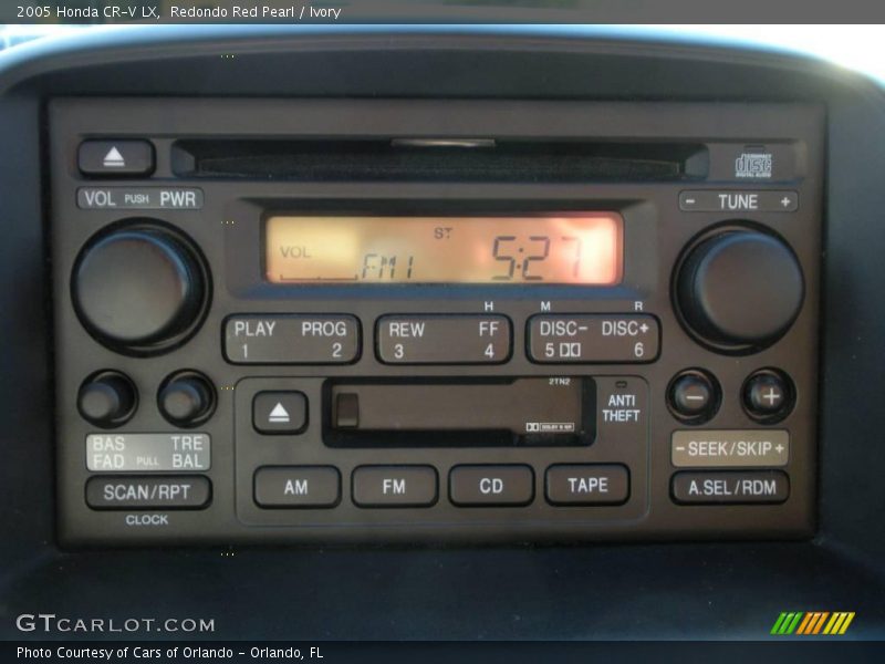 Redondo Red Pearl / Ivory 2005 Honda CR-V LX