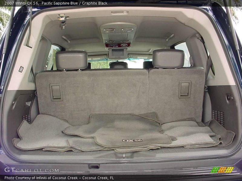Pacific Sapphire Blue / Graphite Black 2007 Infiniti QX 56