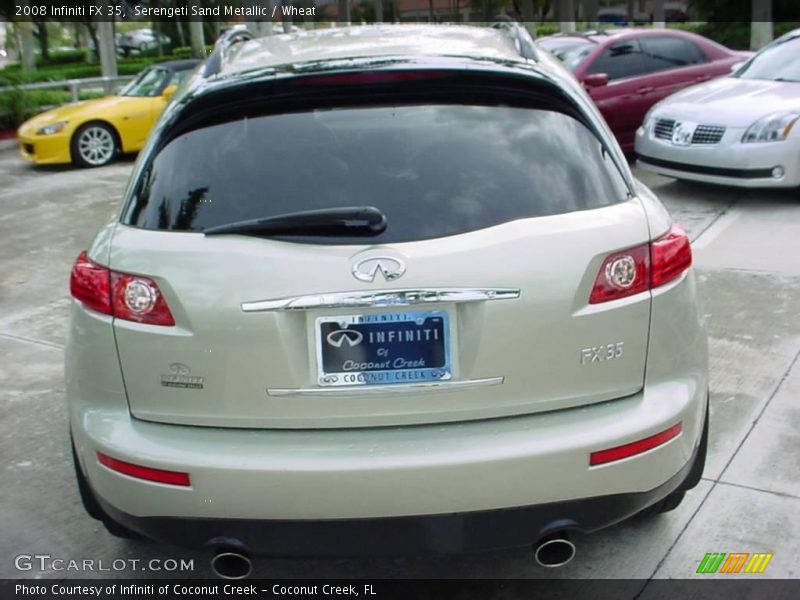 Serengeti Sand Metallic / Wheat 2008 Infiniti FX 35