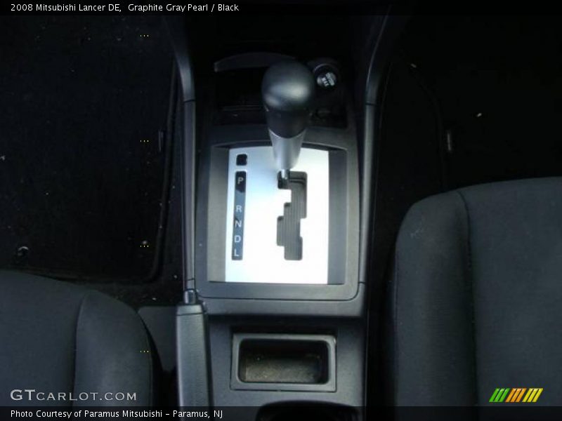Graphite Gray Pearl / Black 2008 Mitsubishi Lancer DE