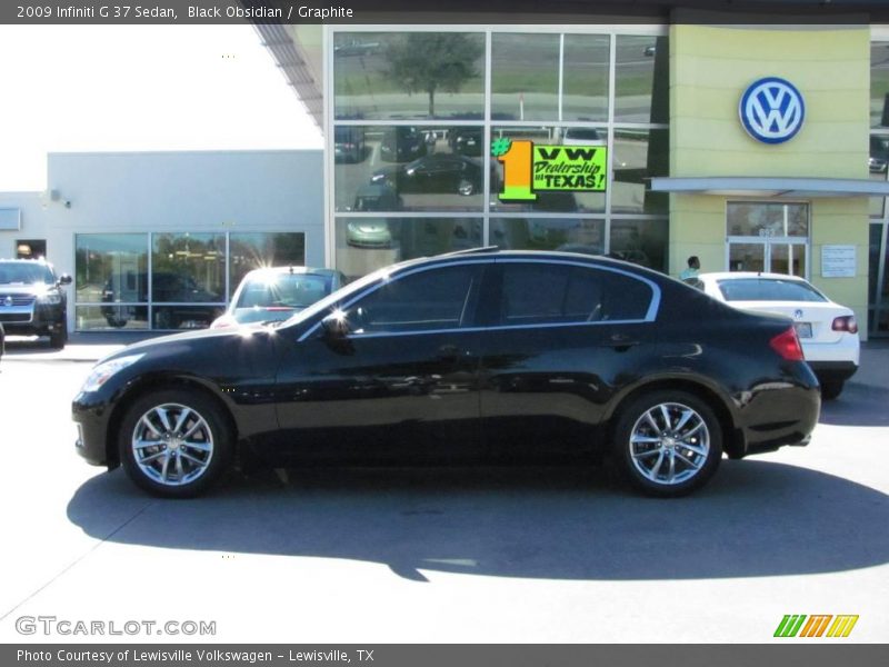 Black Obsidian / Graphite 2009 Infiniti G 37 Sedan