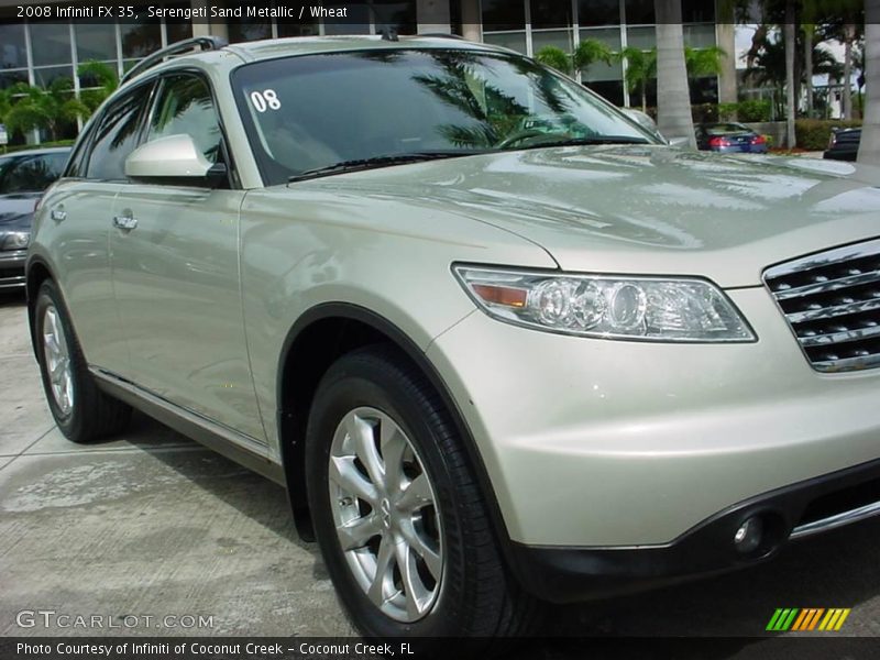 Serengeti Sand Metallic / Wheat 2008 Infiniti FX 35