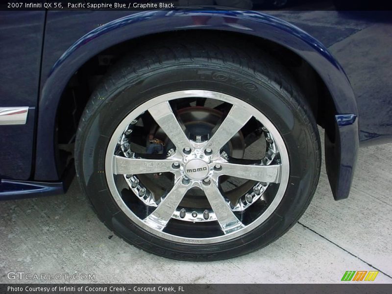 Pacific Sapphire Blue / Graphite Black 2007 Infiniti QX 56