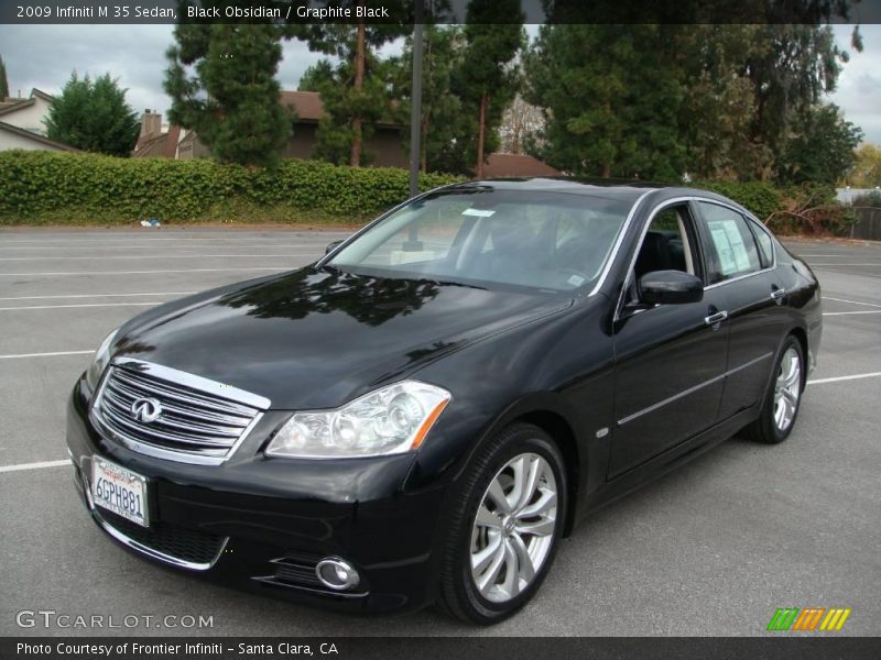 Black Obsidian / Graphite Black 2009 Infiniti M 35 Sedan