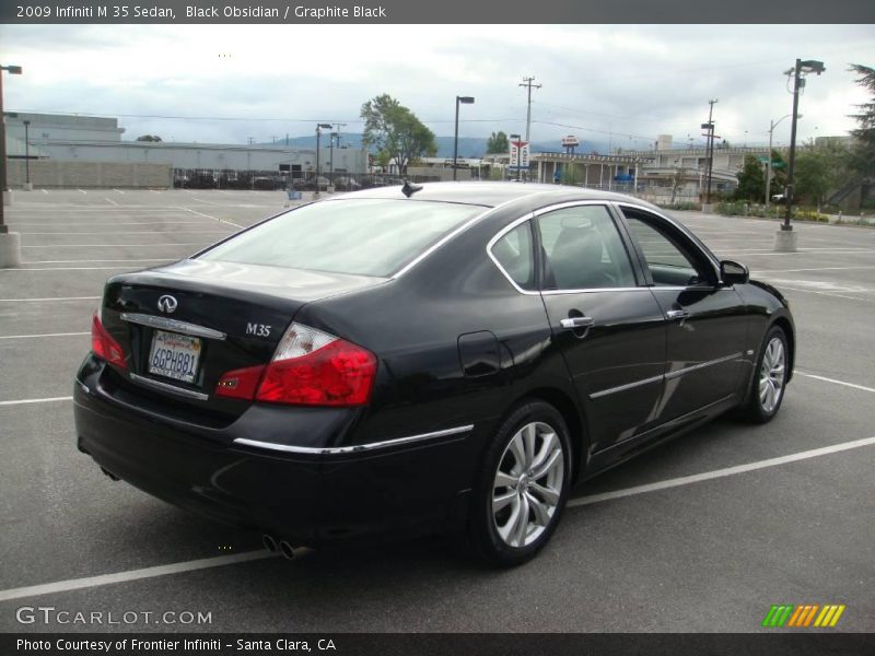 Black Obsidian / Graphite Black 2009 Infiniti M 35 Sedan