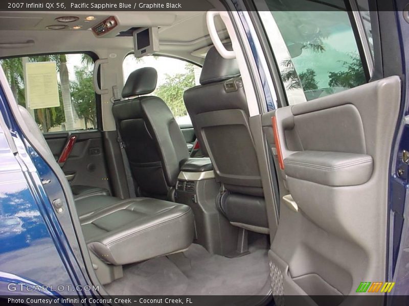 Pacific Sapphire Blue / Graphite Black 2007 Infiniti QX 56