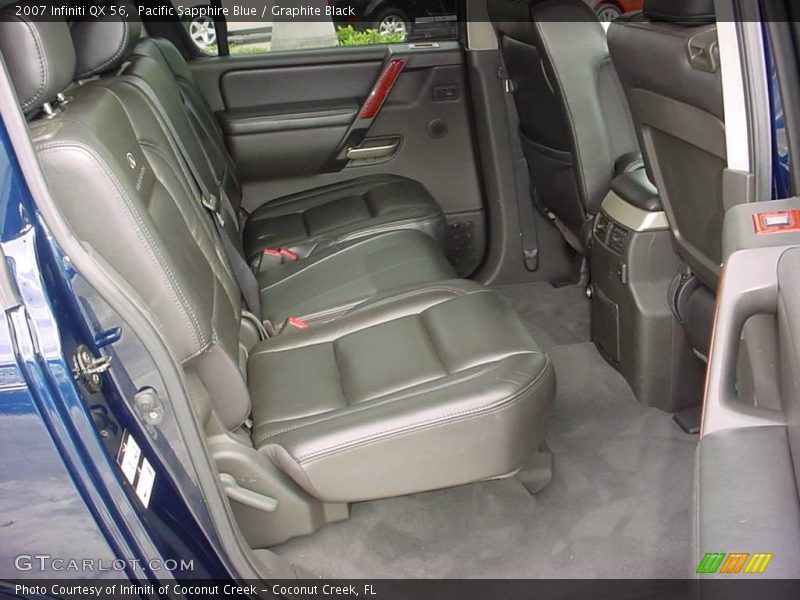 Pacific Sapphire Blue / Graphite Black 2007 Infiniti QX 56