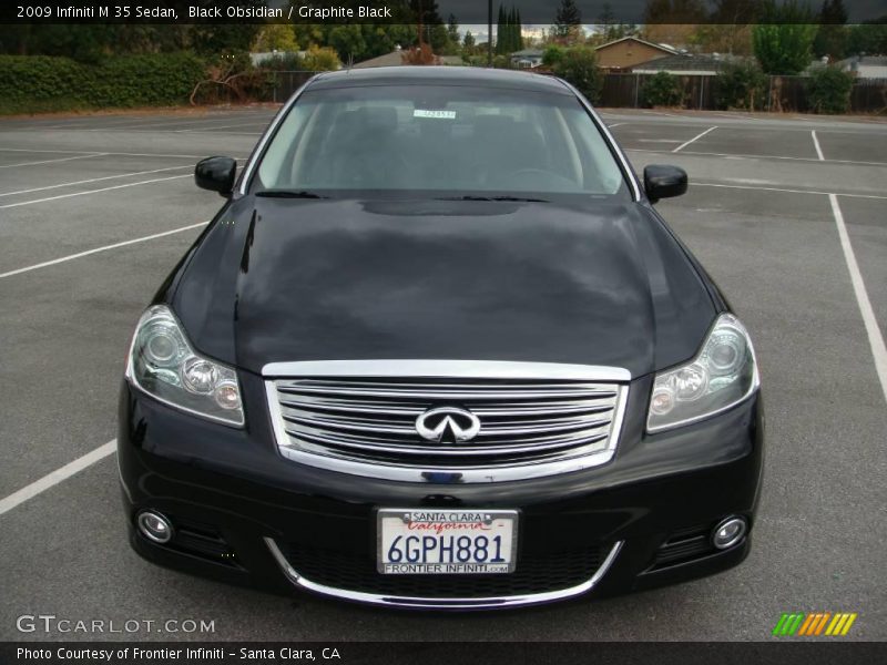 Black Obsidian / Graphite Black 2009 Infiniti M 35 Sedan