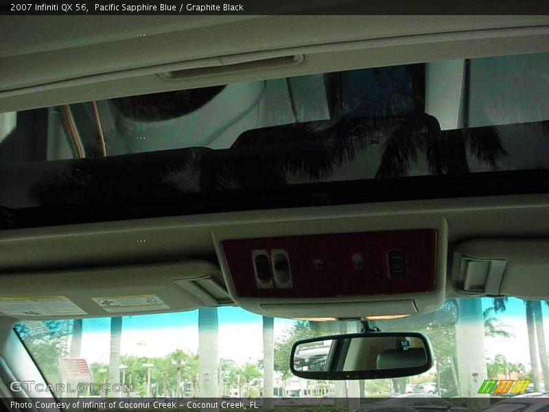 Pacific Sapphire Blue / Graphite Black 2007 Infiniti QX 56
