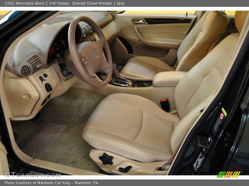 Everest Green Metallic / Java 2002 Mercedes-Benz C 240 Sedan