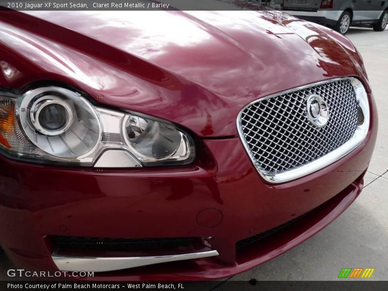 Claret Red Metallic / Barley 2010 Jaguar XF Sport Sedan