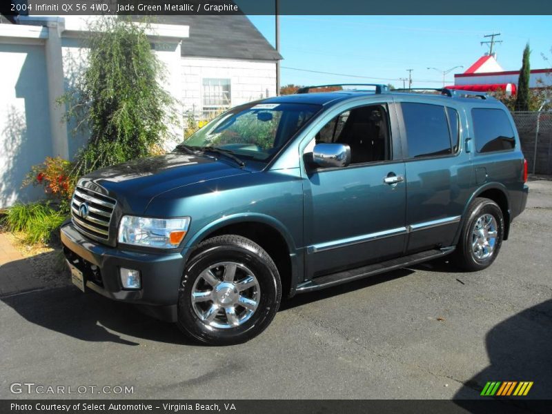Jade Green Metallic / Graphite 2004 Infiniti QX 56 4WD