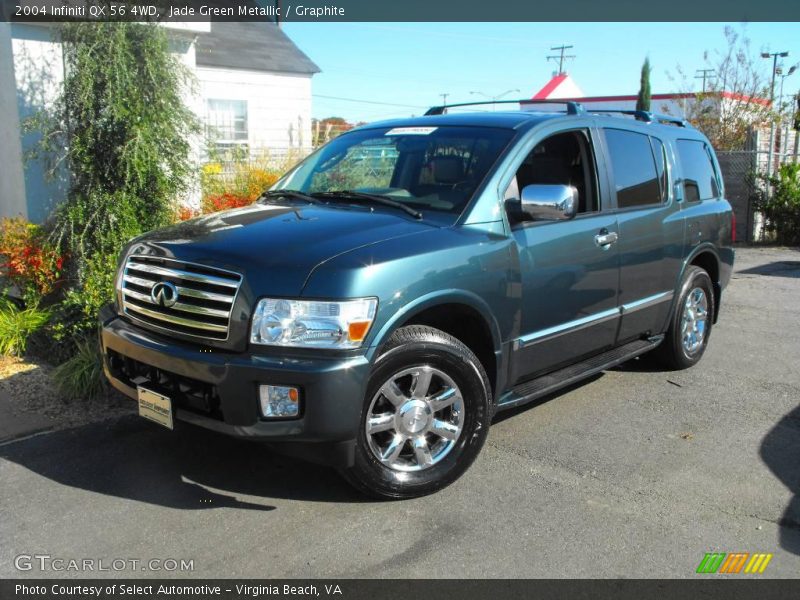 Jade Green Metallic / Graphite 2004 Infiniti QX 56 4WD