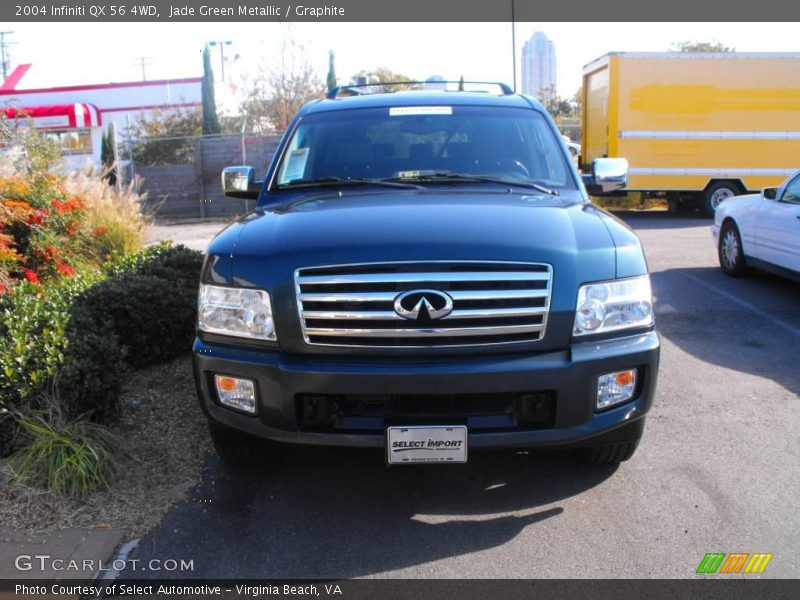 Jade Green Metallic / Graphite 2004 Infiniti QX 56 4WD