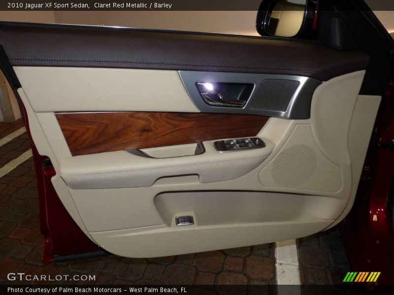 Claret Red Metallic / Barley 2010 Jaguar XF Sport Sedan
