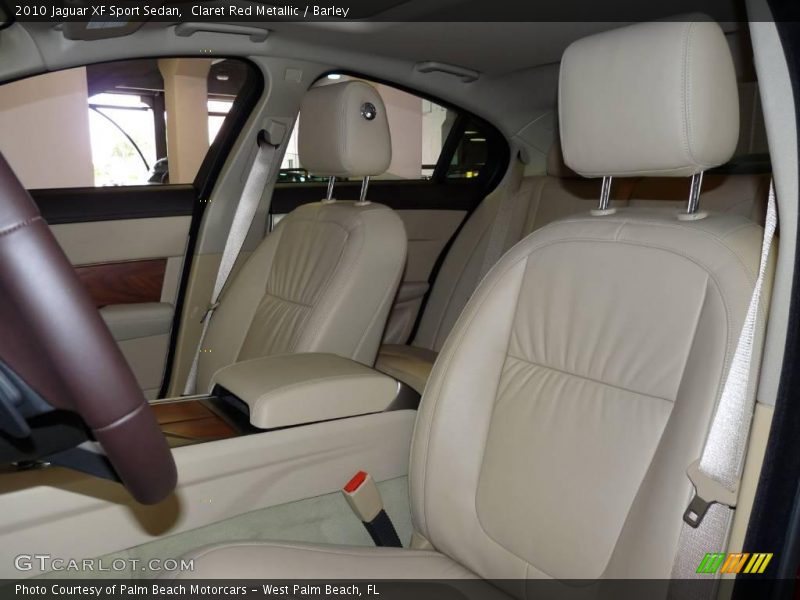 Claret Red Metallic / Barley 2010 Jaguar XF Sport Sedan