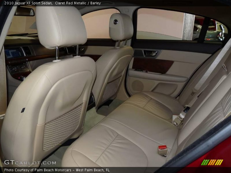 Claret Red Metallic / Barley 2010 Jaguar XF Sport Sedan