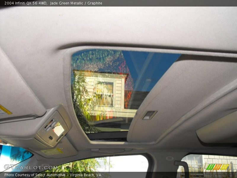 Jade Green Metallic / Graphite 2004 Infiniti QX 56 4WD