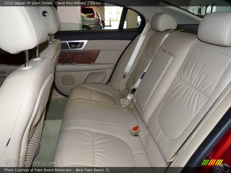 Claret Red Metallic / Barley 2010 Jaguar XF Sport Sedan