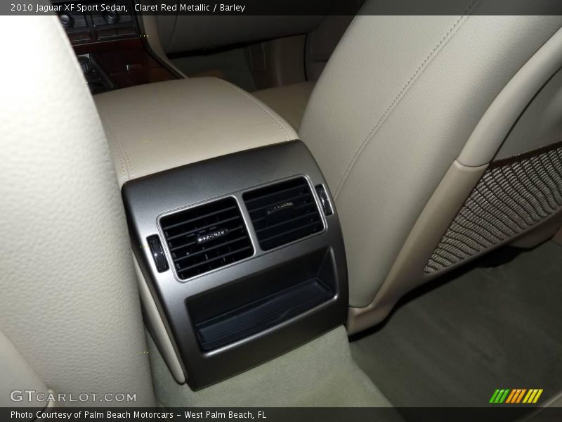 Claret Red Metallic / Barley 2010 Jaguar XF Sport Sedan
