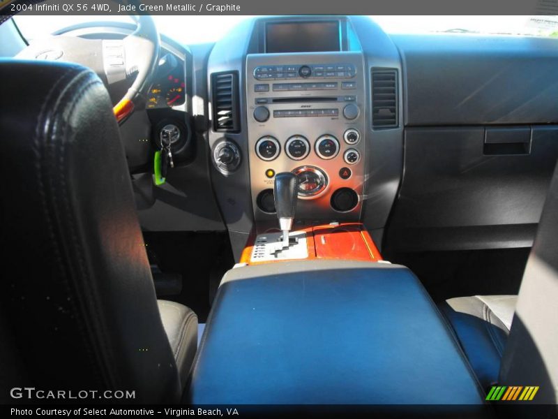 Jade Green Metallic / Graphite 2004 Infiniti QX 56 4WD