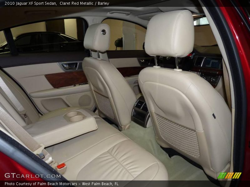 Claret Red Metallic / Barley 2010 Jaguar XF Sport Sedan