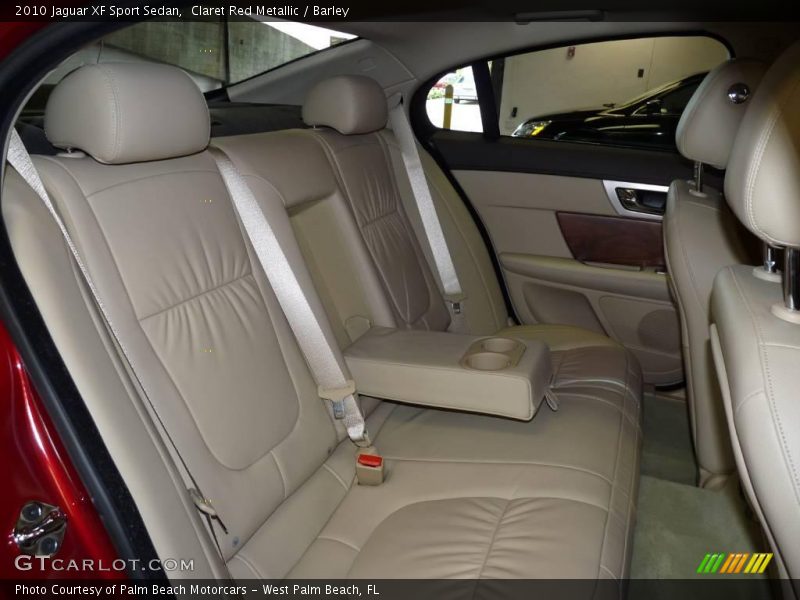 Claret Red Metallic / Barley 2010 Jaguar XF Sport Sedan