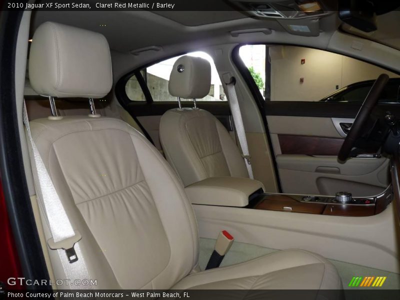 Claret Red Metallic / Barley 2010 Jaguar XF Sport Sedan