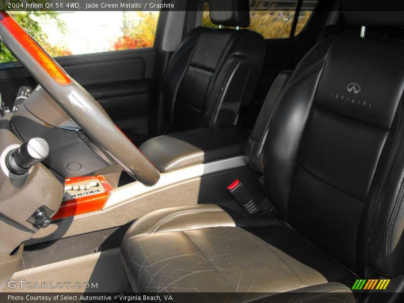Jade Green Metallic / Graphite 2004 Infiniti QX 56 4WD