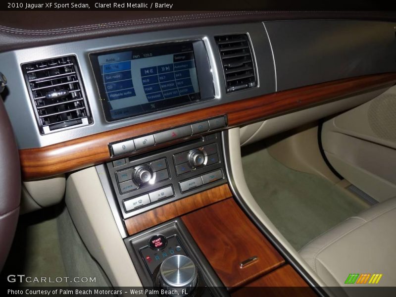 Claret Red Metallic / Barley 2010 Jaguar XF Sport Sedan