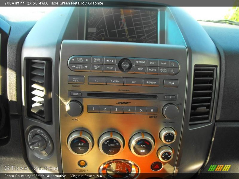 Jade Green Metallic / Graphite 2004 Infiniti QX 56 4WD
