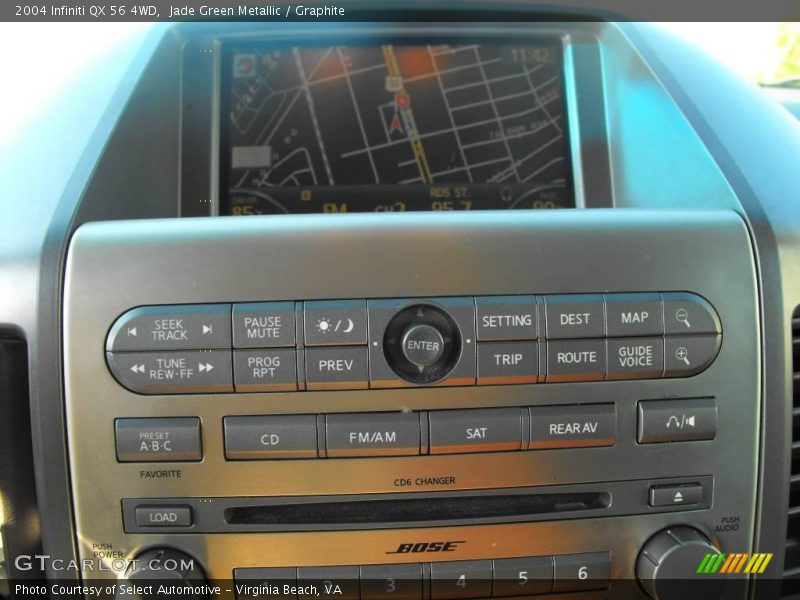 Jade Green Metallic / Graphite 2004 Infiniti QX 56 4WD