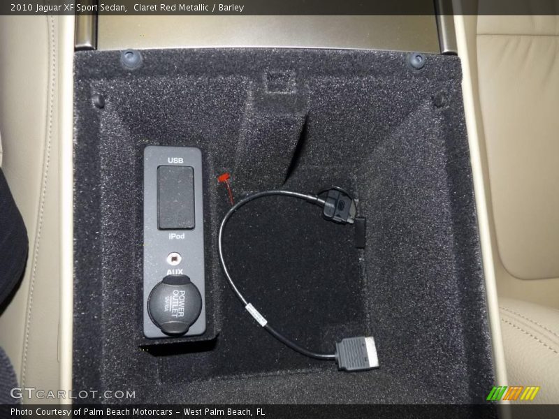 Claret Red Metallic / Barley 2010 Jaguar XF Sport Sedan