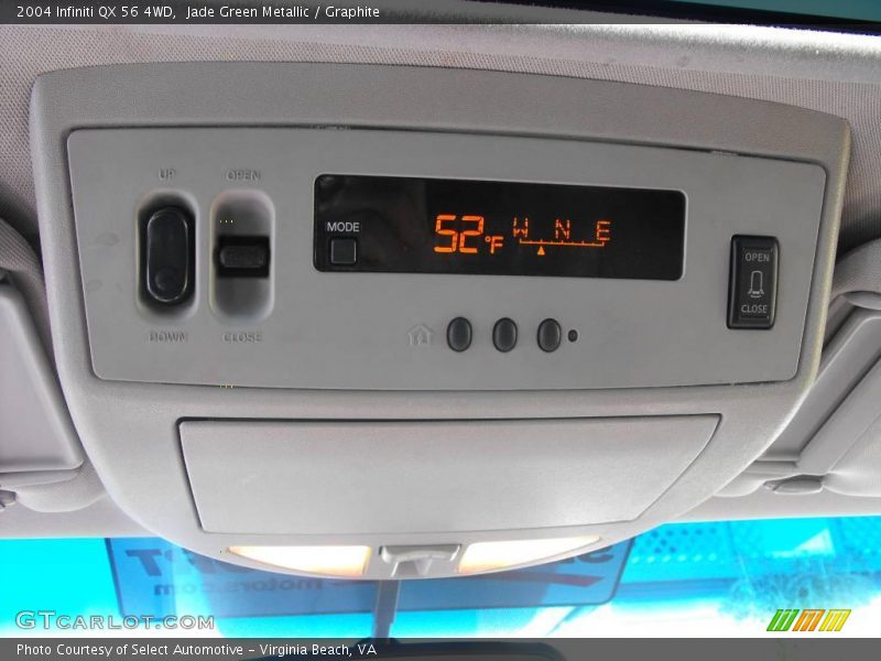 Jade Green Metallic / Graphite 2004 Infiniti QX 56 4WD