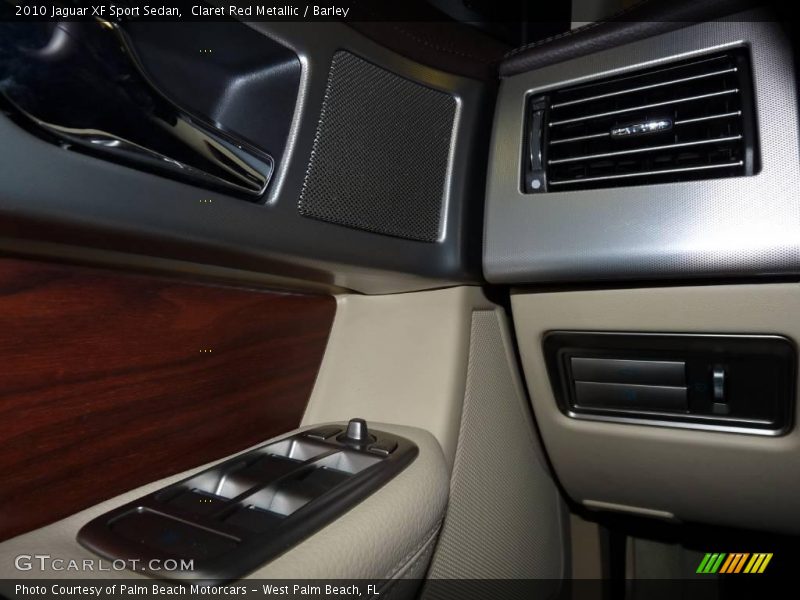 Claret Red Metallic / Barley 2010 Jaguar XF Sport Sedan