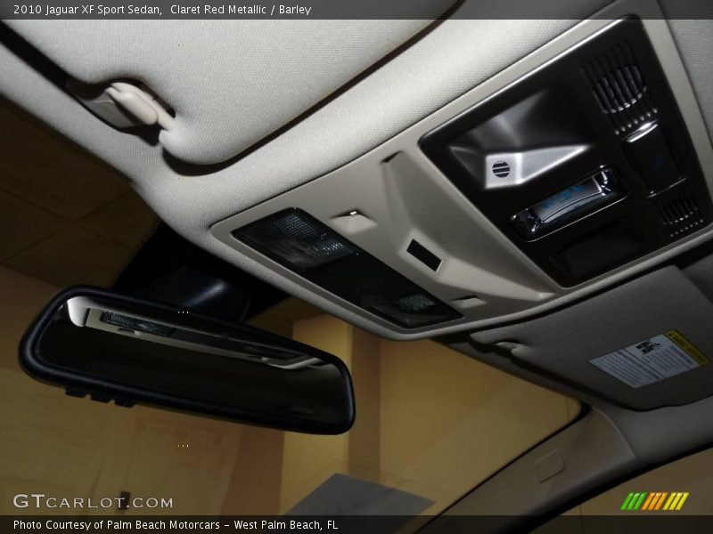 Claret Red Metallic / Barley 2010 Jaguar XF Sport Sedan