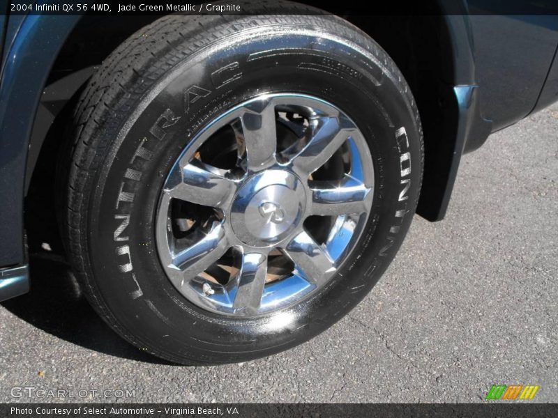 Jade Green Metallic / Graphite 2004 Infiniti QX 56 4WD