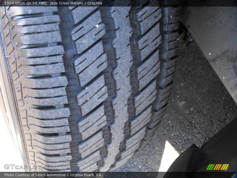 Jade Green Metallic / Graphite 2004 Infiniti QX 56 4WD