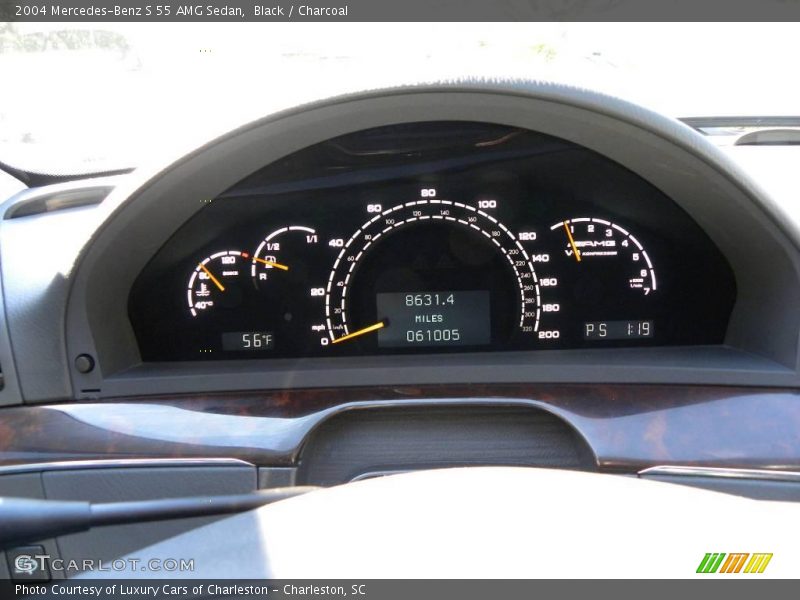 Black / Charcoal 2004 Mercedes-Benz S 55 AMG Sedan