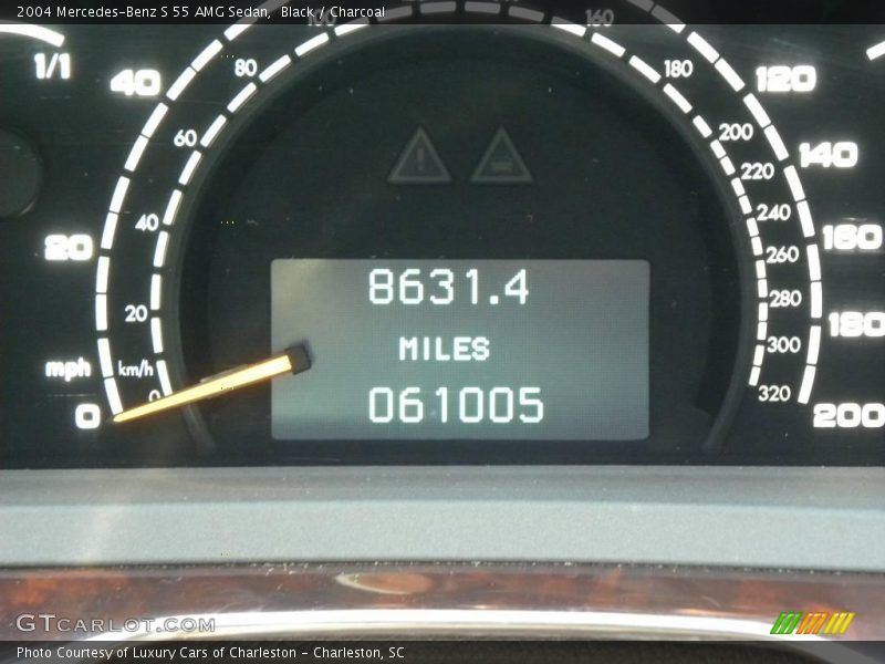 Black / Charcoal 2004 Mercedes-Benz S 55 AMG Sedan