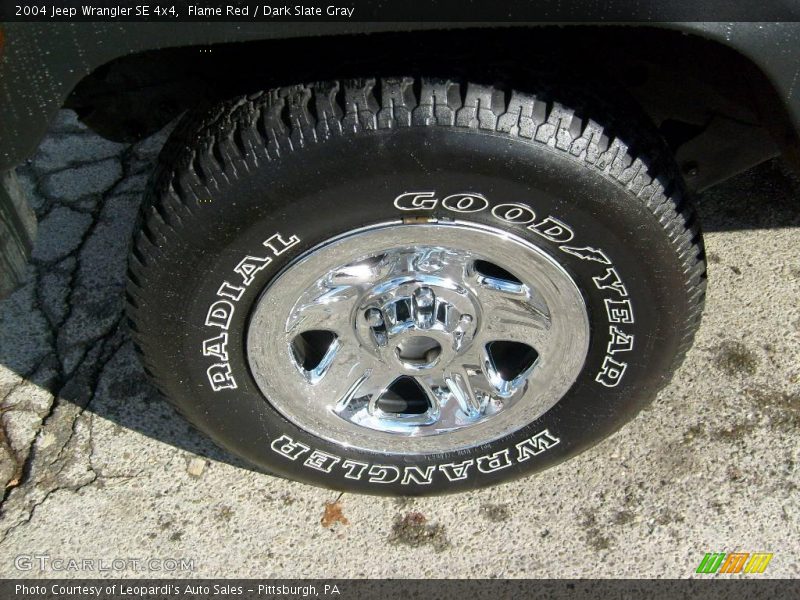 Flame Red / Dark Slate Gray 2004 Jeep Wrangler SE 4x4