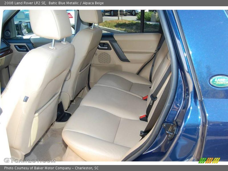 Rear Seat of 2008 LR2 SE