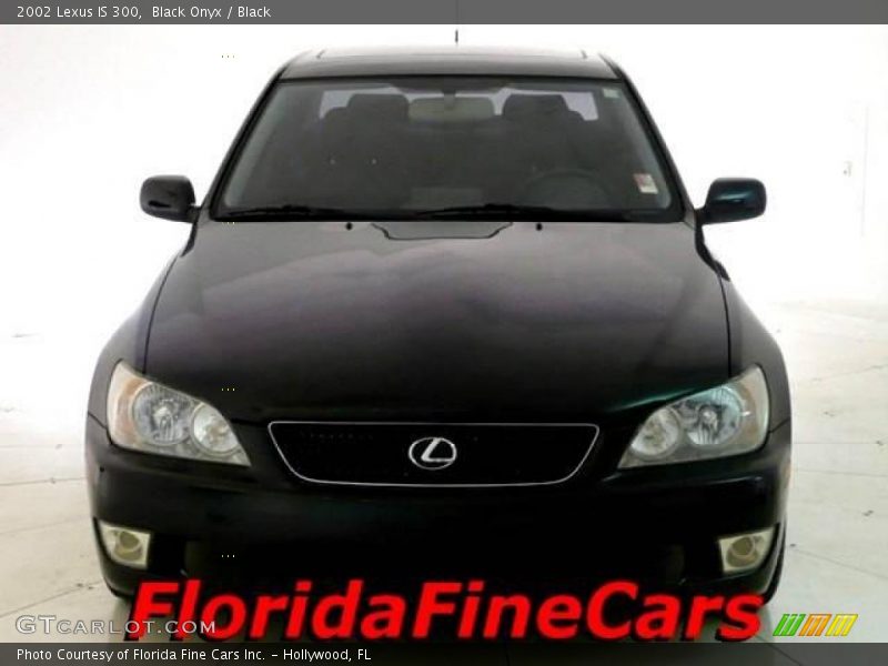 Black Onyx / Black 2002 Lexus IS 300